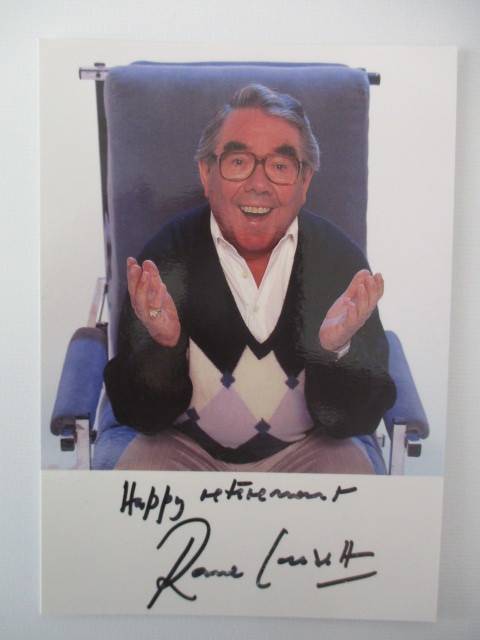 AUTOGRAPHED / SIGNED - RONNIE CORBETT - THE TWO RONNIES