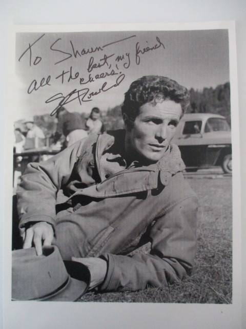 AUTOGRAPHED / SIGNED   - STEVE ROWLAND  - SINGER ACTOR  A4 SIZE