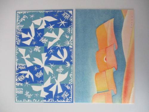 TWO PRINTED CHRISTMAS CARDS FROM PRESIDENT JACQUES CHIRAC AND MRS OF FRANCE
