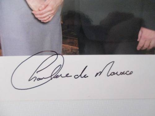 AUTOGRAPHED / SIGNED - PRINCESS CHARLENE OF MONACO