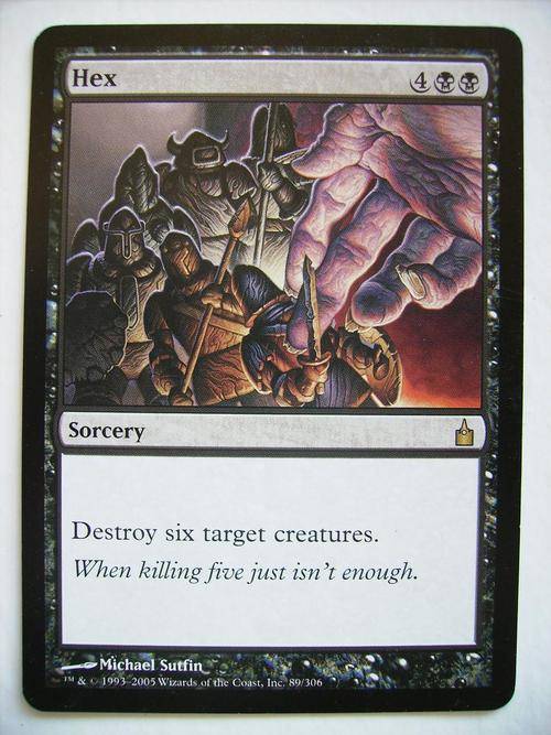 Magic the Gathering Hex Ravinca (Rare)