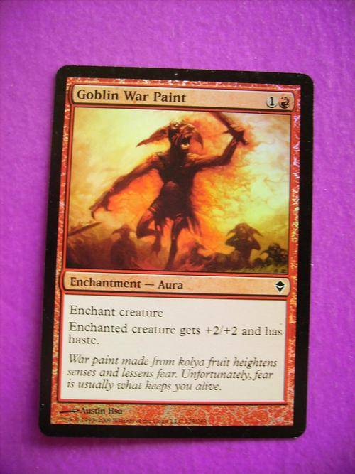 Magic the Gathering Goblin War Paint foil Zendikar (FOIL)