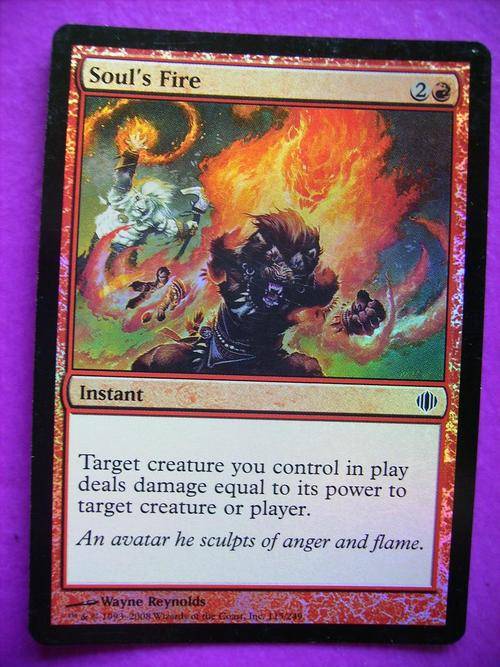 Magic the Gathering Soul's Fire Shards of Alara (foil)