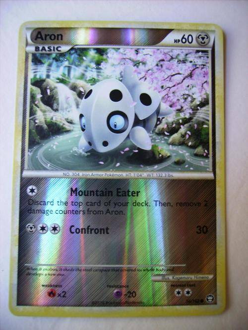Pokemon Aron Holo Foil enquire about postage