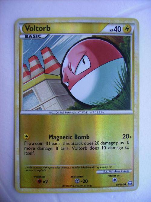 Pokemon Voltorb Holo Foil enquire about postage