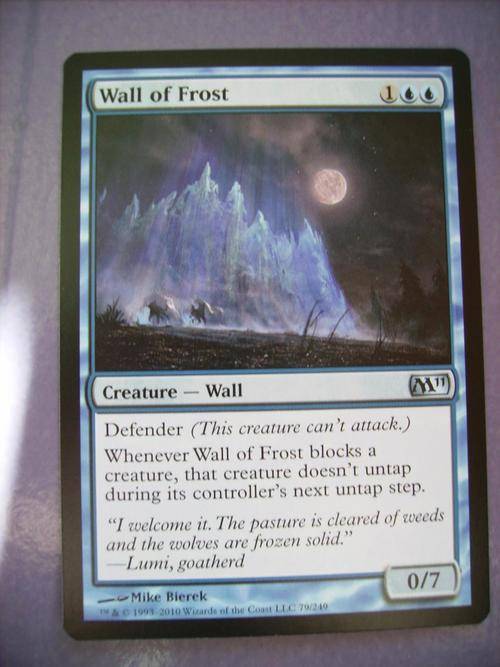Magic the Gathering Wall of Frost M11 (Uncommin)