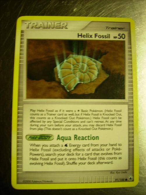 Pokemon Helix Fossil enquire about postage