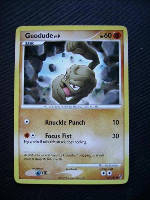 Pokemon Geodude enquire postage