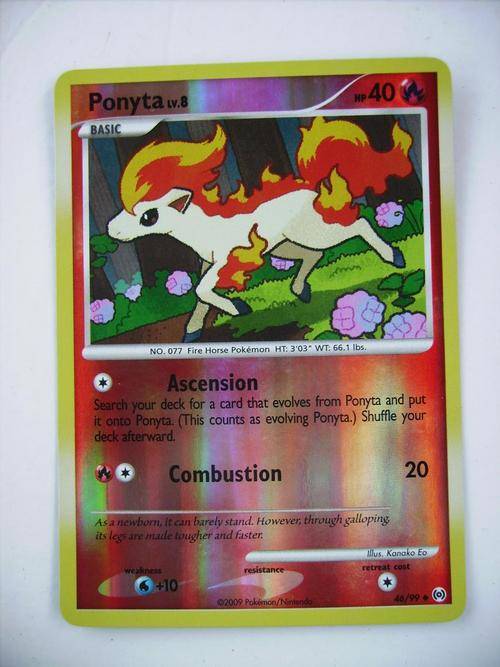Pokemon Ponyta Holo Foil