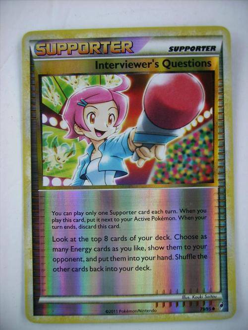 Pokemon Interviewers Questions holo Foil
