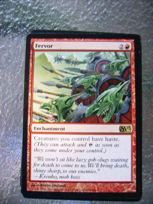 Magic the Gathering Fervor !3th (Rare)