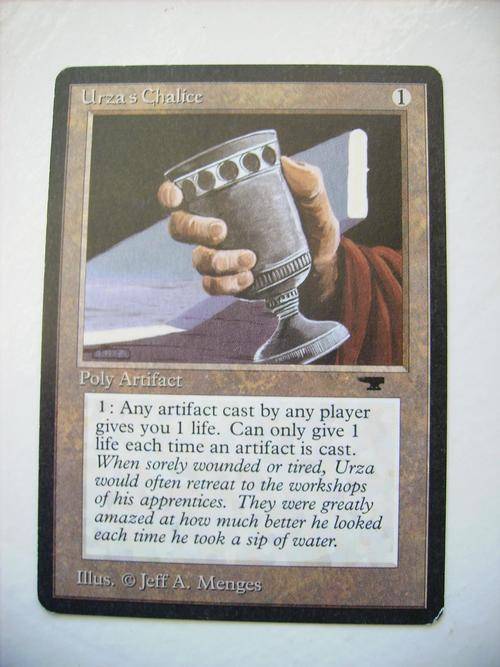 Magic the Gathering Urzas Chalice Antiquities (rare)