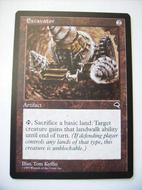 Magic the Gathering Excavator Tempest