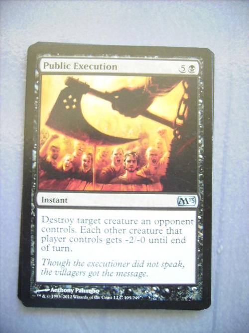 Magic the Gathering Public Execution