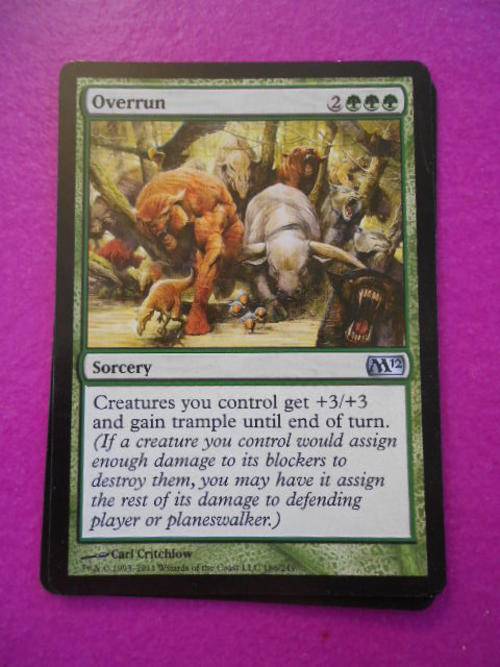 Magic the Gathering Overrun Uncommin