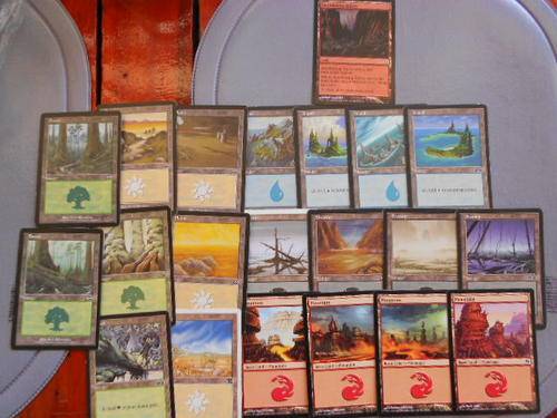 Magic the Gathering Lands few Foils too