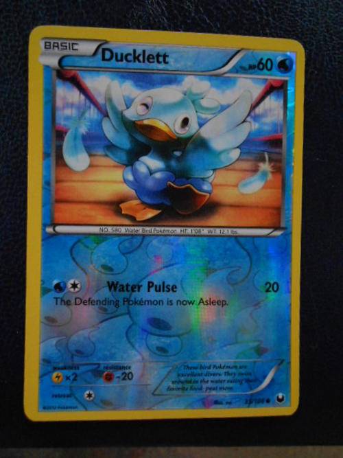 Pokemon Ducklett Foil card
