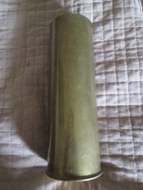 BOMB SHELL 29CM LONG MOUTH 8CM  BASE WORDING 25 PR 1941 CF RLB