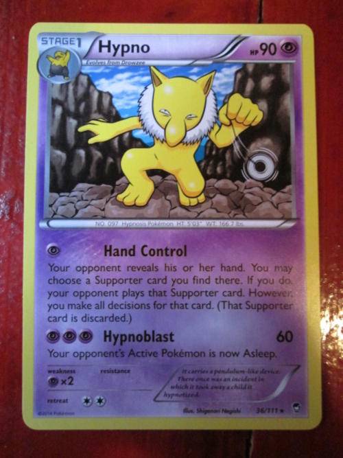 Pokemon Hypno furious fists