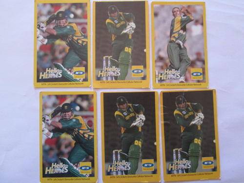 6 CRICKET MTN PHONE CARDS