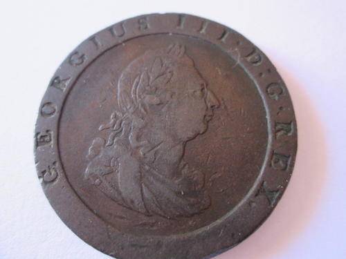 BEAUTIFUL GEORGIUS III 1797 CARTWHEEL PENNY