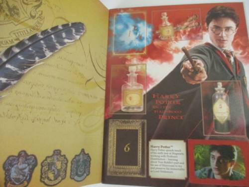 LOVELY HARRY POTTER STICKER ALBUM WITH STICKERS -  112 IN ALBUM ALREADY AND 33 LOOSE ONES