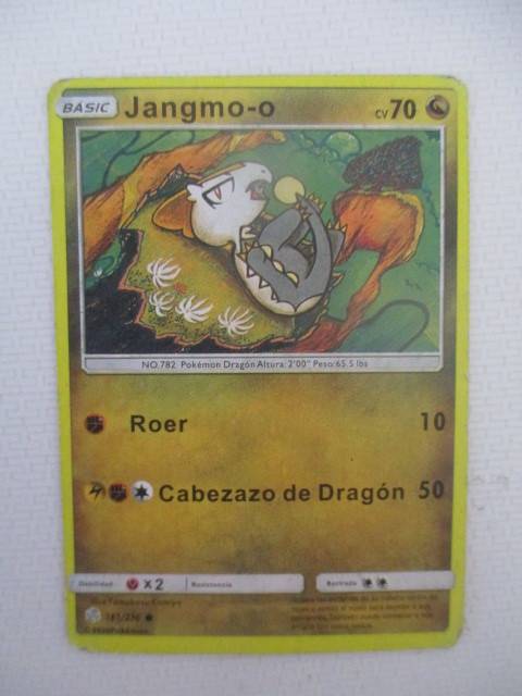 POKEMON - JANGMO-O - BIT WORN CARD - COSMIC ECLIPSE