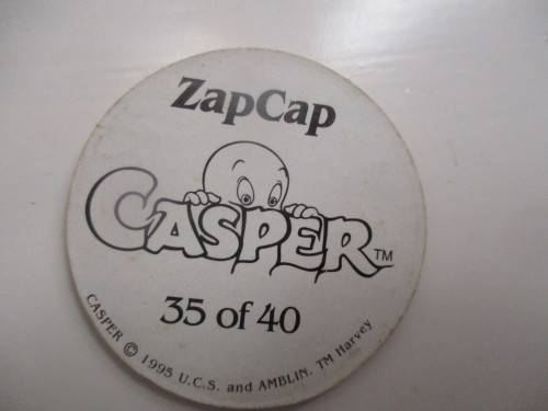 VINTAGE CASPER ZAP CAP TAZOS  4 PIECES