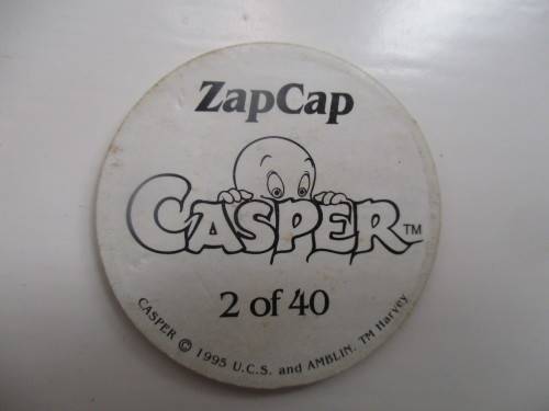 VINTAGE CASPER ZAP CAP TAZOS  4 PIECES