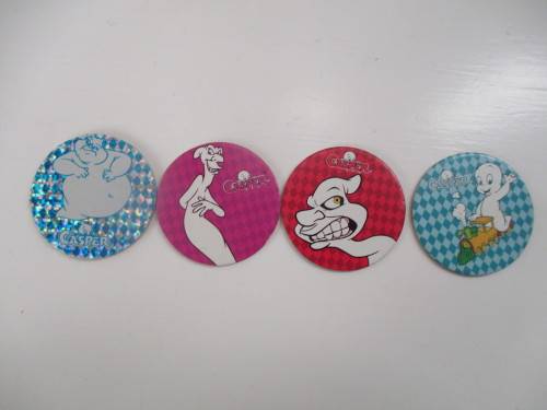 VINTAGE CASPER ZAP CAP TAZOS  4 PIECES