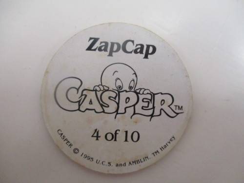 VINTAGE CASPER ZAP CAP TAZOS  4 PIECES