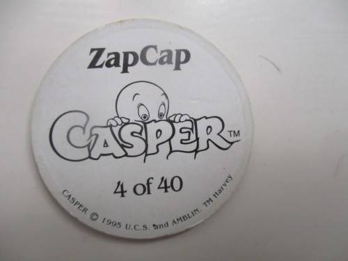 VINTAGE CASPER ZAP CAP TAZOS  4 PIECES