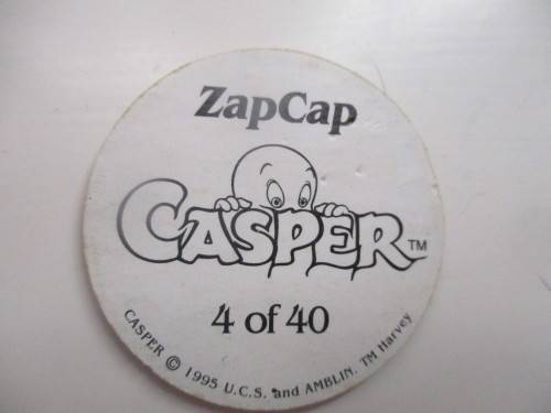 VINTAGE CASPER ZAP CAP TAZOS  4 PIECES