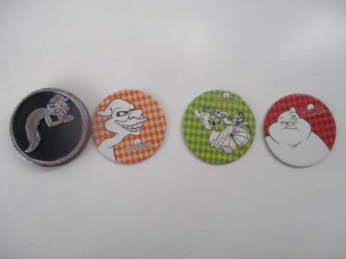 VINTAGE CASPER ZAP CAP TAZOS  4 PIECES
