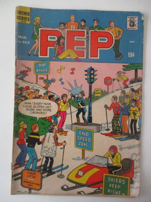 ARCHIE SERIES COMICS - PEP -  NO. 263  - 1972