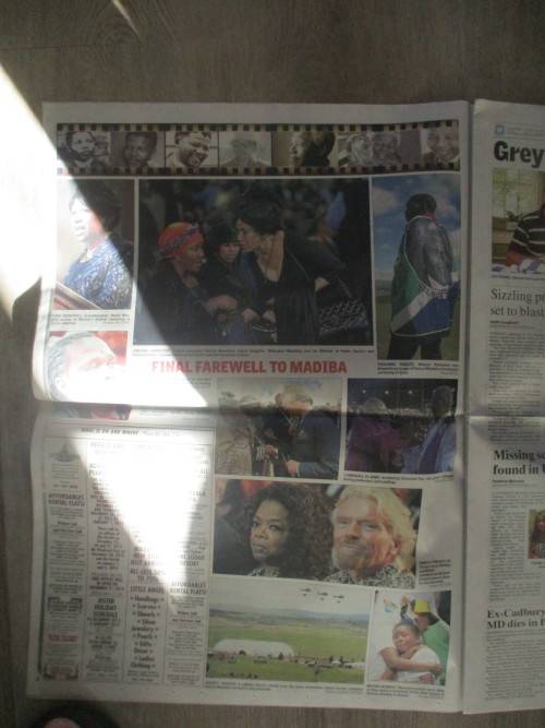 NEWSPAPER - THE HERALD - MADIBA HOME AT LAST - 2013