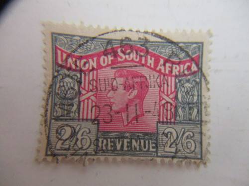 SOUTH AFRICA LOT OF REVENUE STAMPS