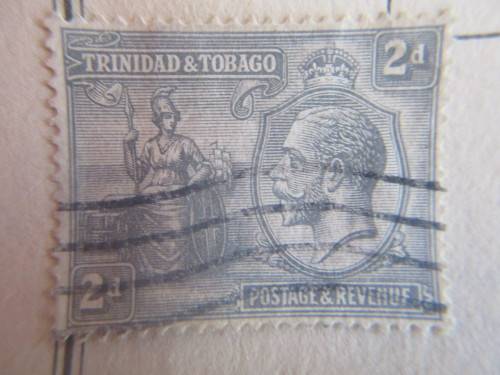 TRINIDAD AND TOBAGO 3 OLD USED MOUNTED STAMPS