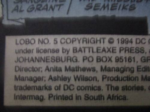 DC COMIC - LOBO -   1994