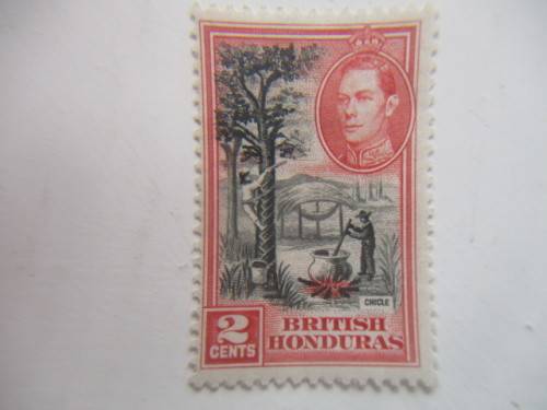 BRITISH HONDURAS UNUSED PREVIOUSLY MOUNTED STAMP
