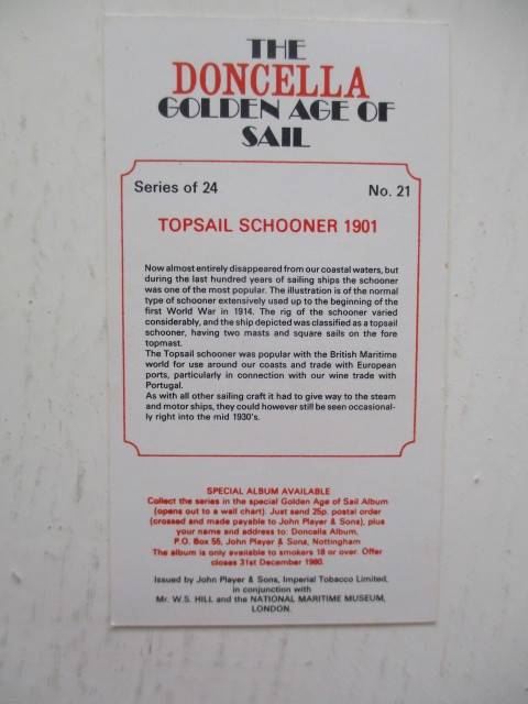 DONCELLA CORONETS CIGAR / CIGARETTE CARDS IN ORIGINAL BOX - SAILING SHIPS