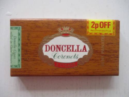 DONCELLA CORONETS CIGAR / CIGARETTE CARDS IN ORIGINAL BOX - MOTORING CARS