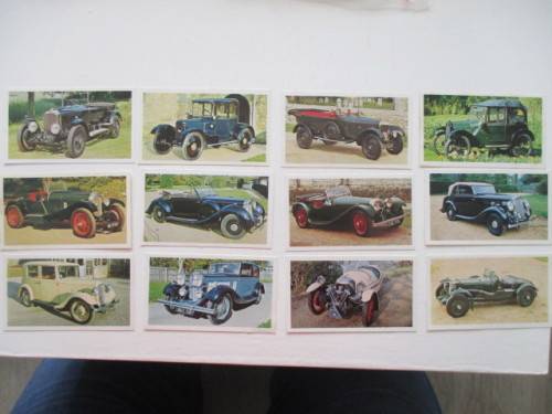 DONCELLA CORONETS CIGAR / CIGARETTE CARDS IN ORIGINAL BOX - MOTORING CARS