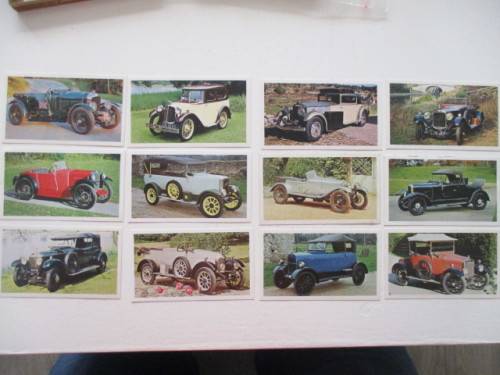 DONCELLA CORONETS CIGAR / CIGARETTE CARDS IN ORIGINAL BOX - MOTORING CARS