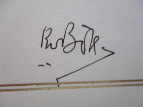 AUTOGRAPHED / SIGNED - LETTER FROM FORMER STATE PRESIDENT PW BOTHA - 1989 AND SIGNED ENVELOPE