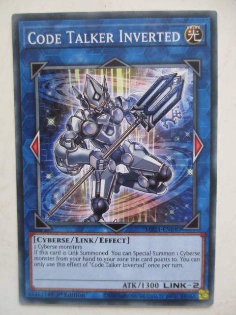 YU-GI-OH  TRADING CARD - CODE TALKER INVERTED