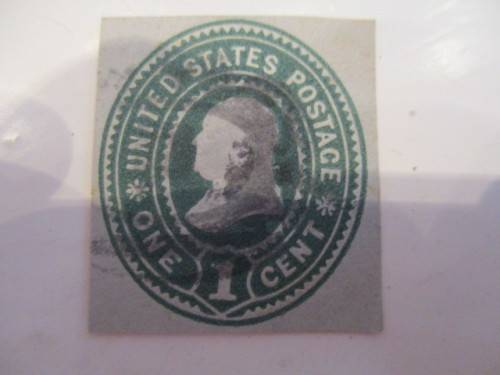 AMERICA - EMBOSSED LOT OF  4 USA STAMPS ABE LINCOLN AND BEN FRANKLIN  STAMPS - 1909
