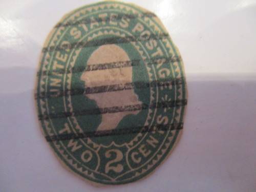 AMERICA - EMBOSSED LOT OF  4 USA STAMPS ABE LINCOLN AND BEN FRANKLIN  STAMPS - 1909