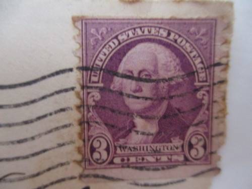 AMERICA - 2 GEORGE WASHINGTON  USED STAMPS