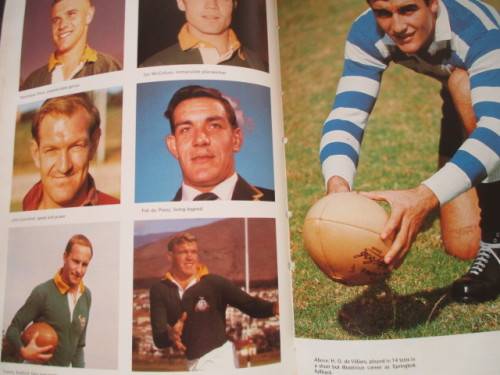 LOVELY HARD COVER  SPRINGBOK  RUGBY SAGE  FROM 1891 - 1977 IN PICTURES